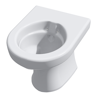CWC-150W - Solid Surface Behavioral Healthcare Toilet Anti-Ligature Wallgate