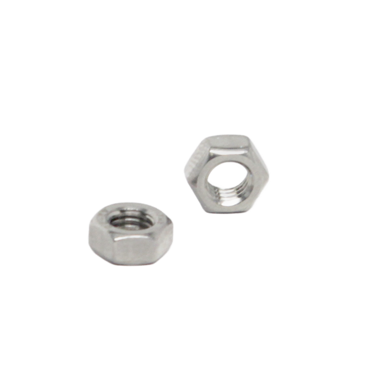 Stainless Steel M5-.8 Finished Hex Jam Nu Intersan/AquaDesign