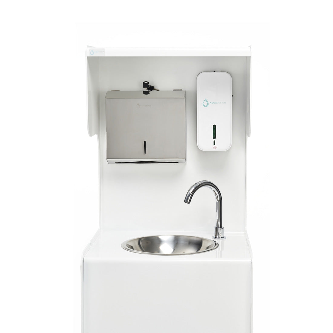 detail of lav 20 freestanding handwashing station