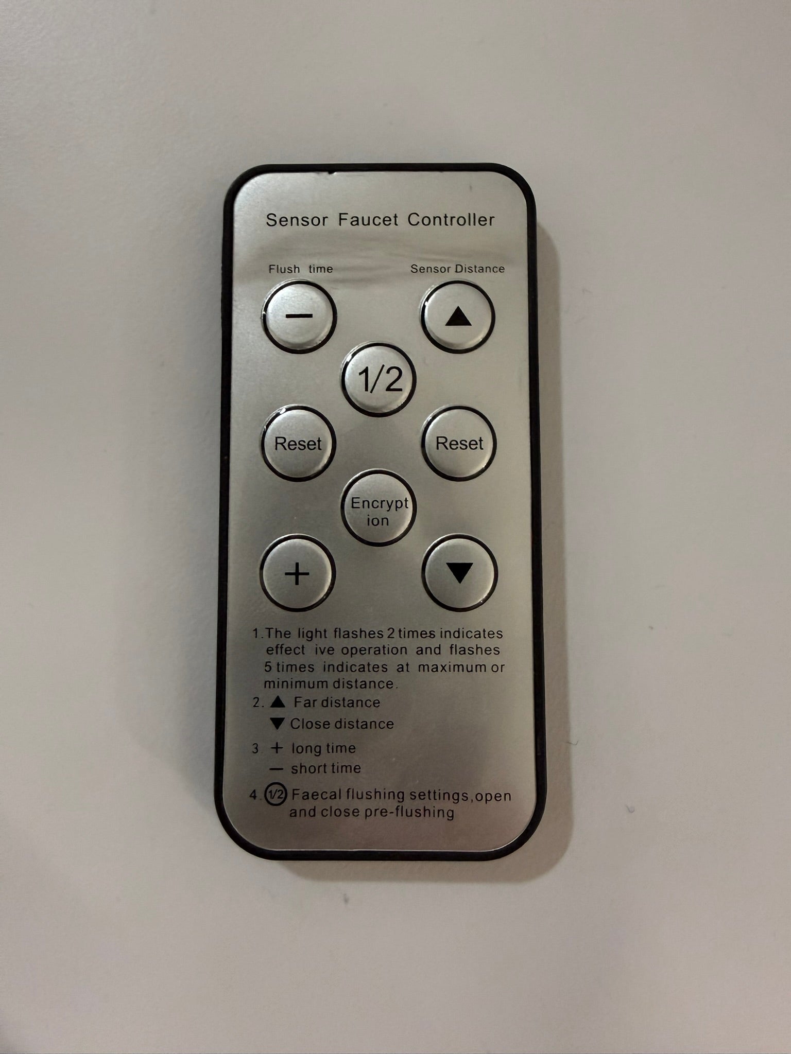U260080- Remote Control for Line 12, Line 13 and Line 14 Sensor Faucets