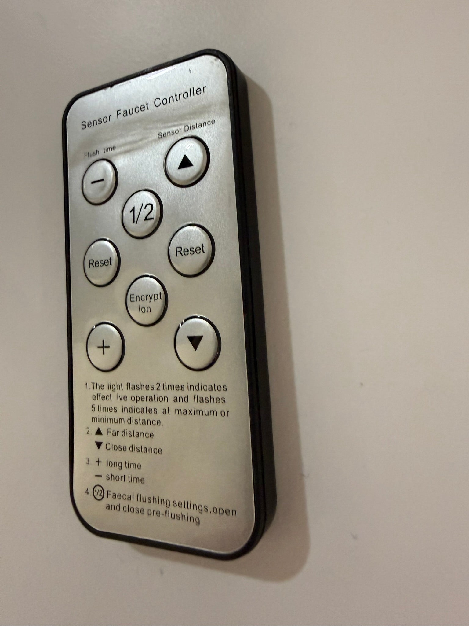 U260080- Remote Control for Line 12, Line 13 and Line 14 Sensor Faucets