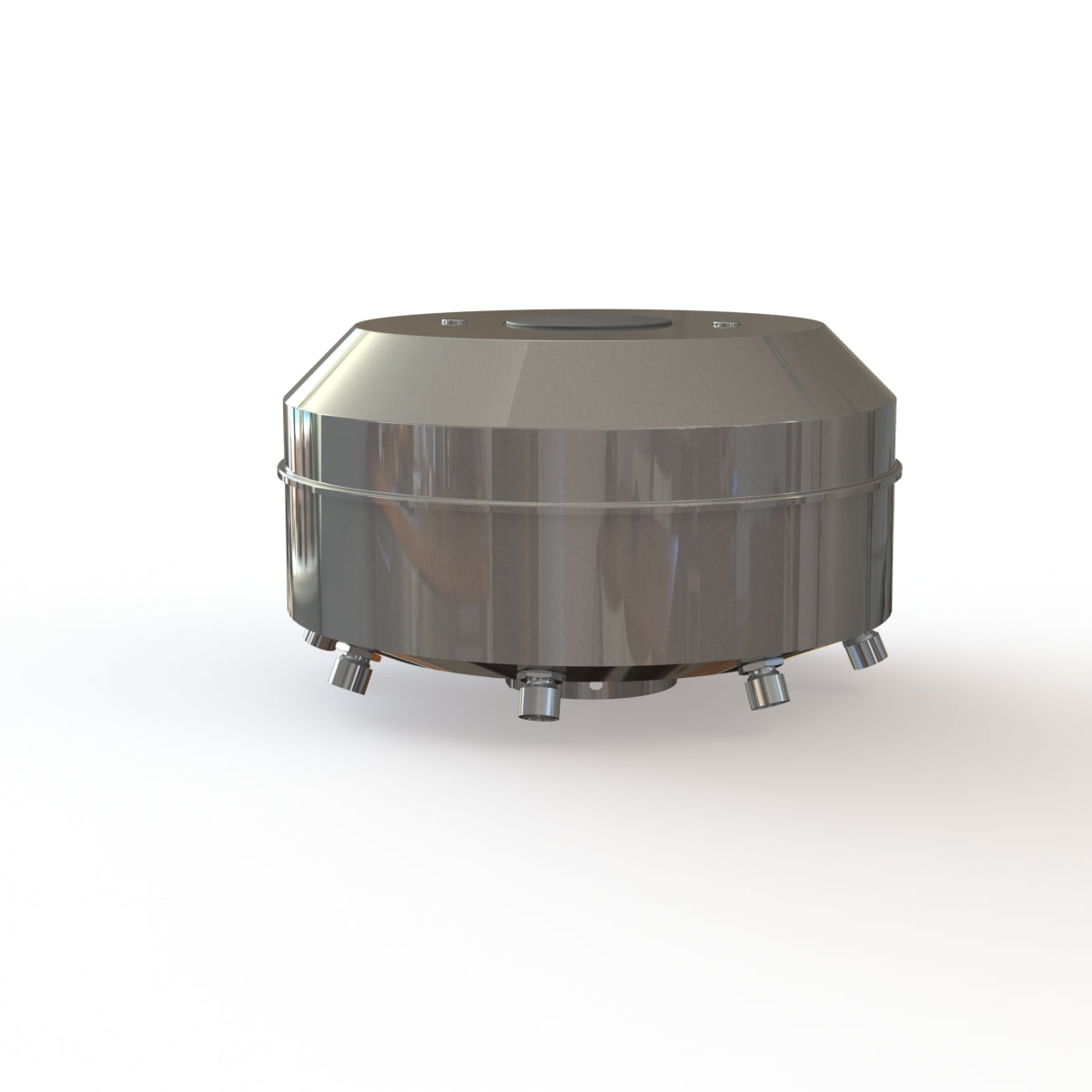 Water Distribution Head for 5-user Foot Pushbutton Operated Sanispray Washfountain Intersan/AquaDesign