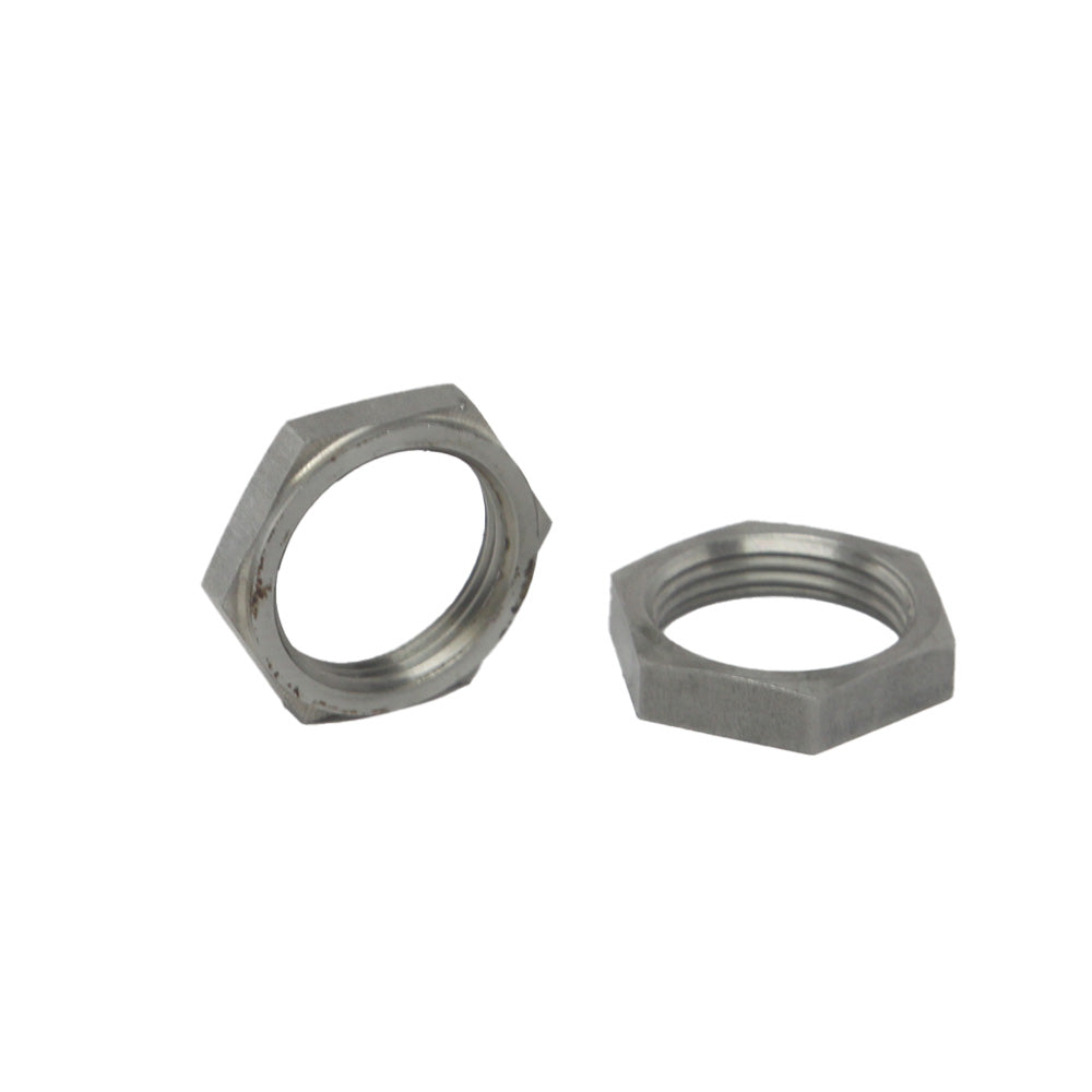 Stainless steel nut for piezo escutcheon