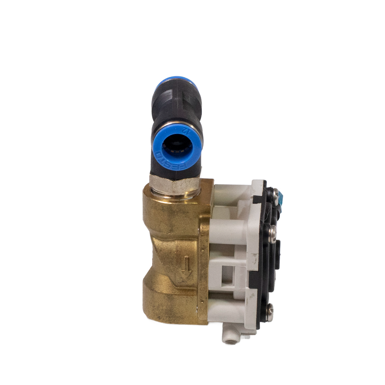 Valve with Tee for Individual Foot Sanispray Washfountain Intersan/AquaDesign