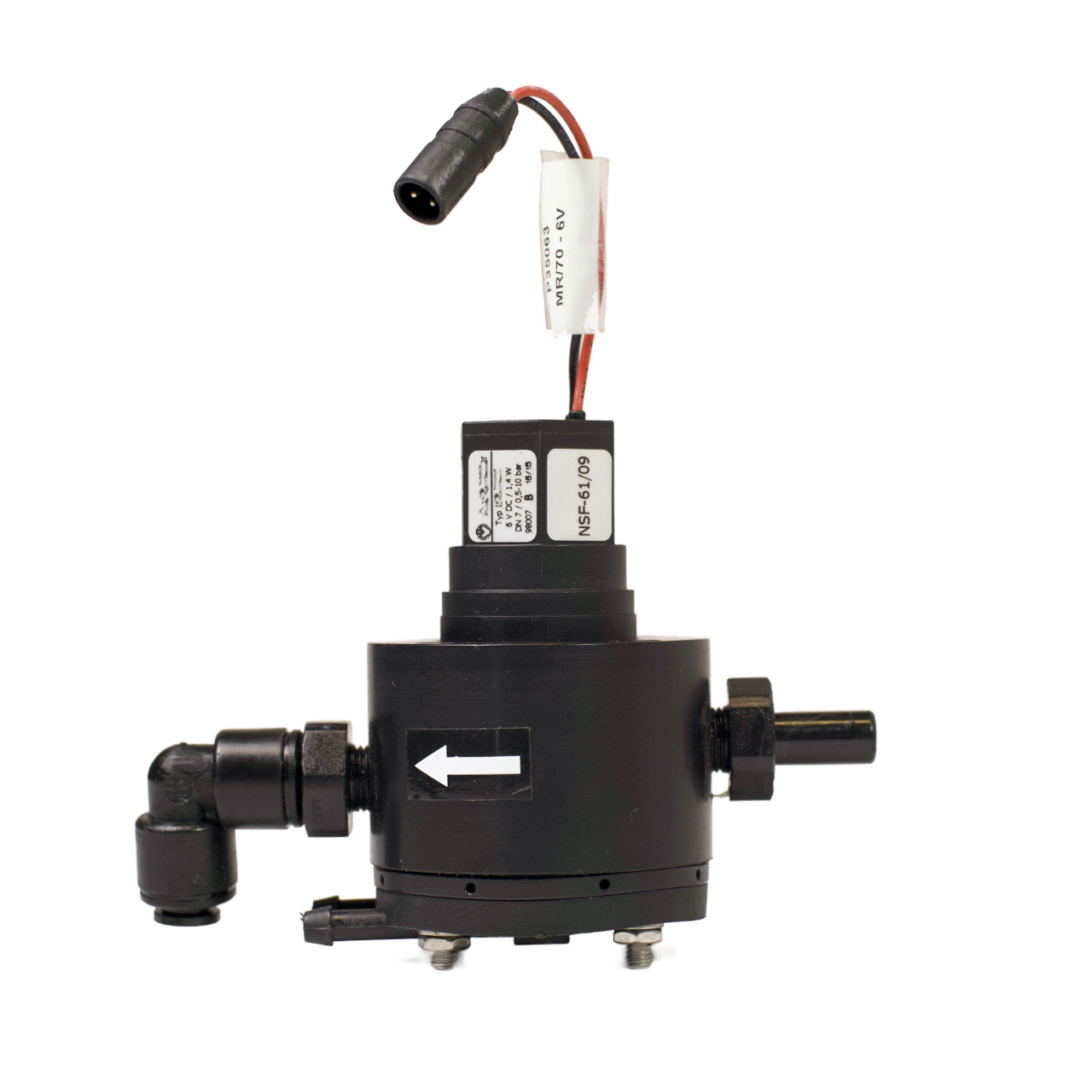 6V Solenoid Assembly for Sanifount Washfountain Intersan/AquaDesign
