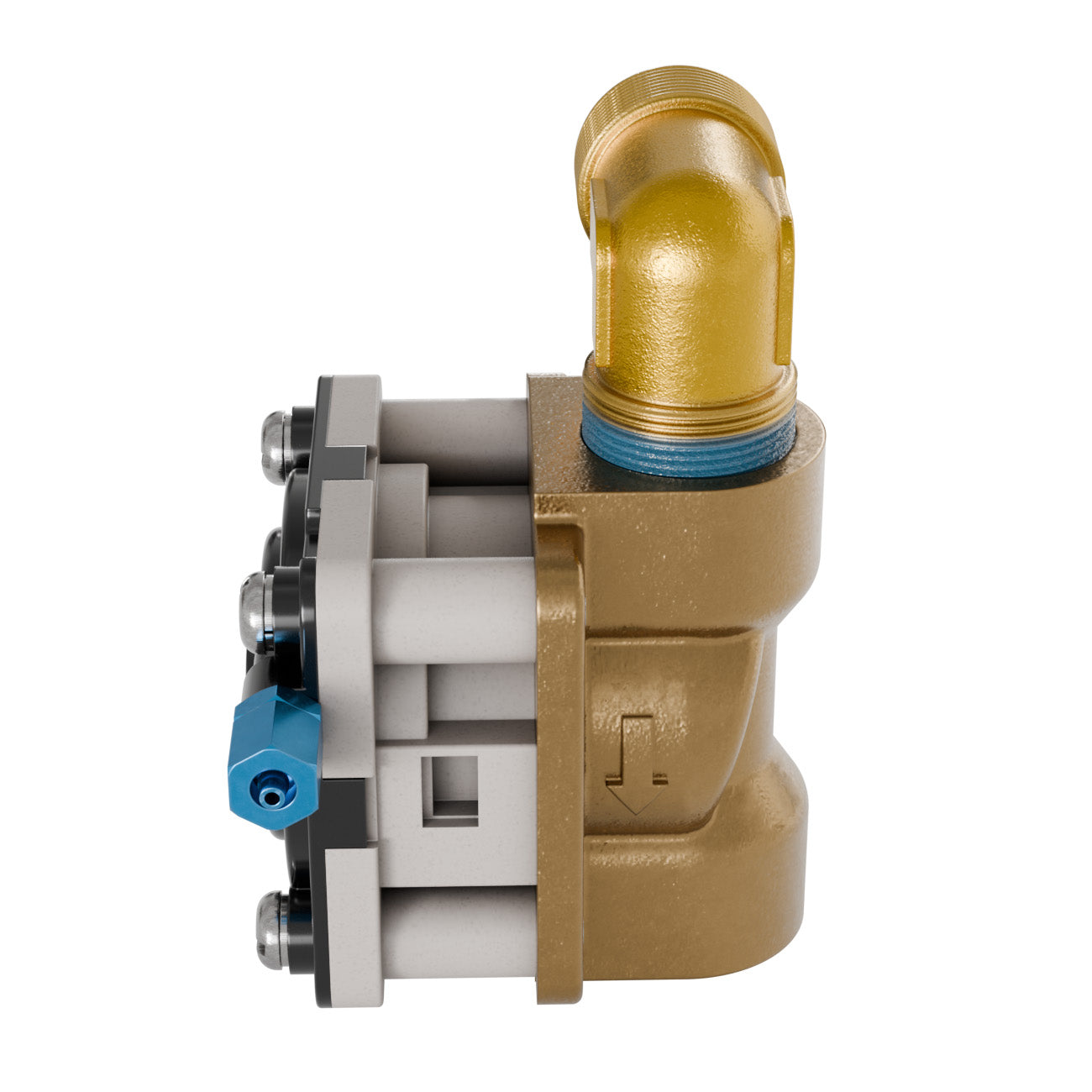 P5015C - Valve for Foot Operated Sanispray Washfountain with Copper Manifold Intersan/AquaDesign