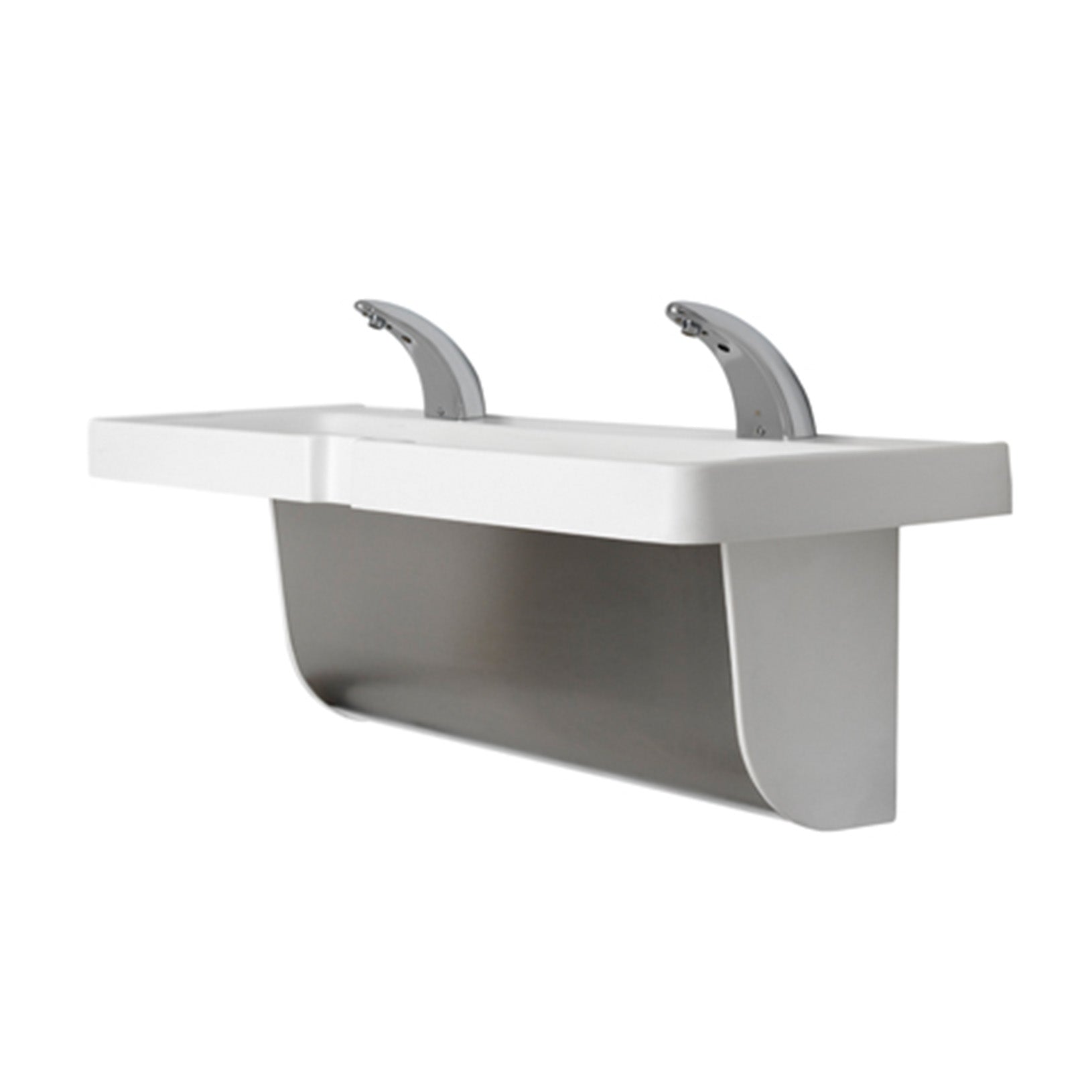 Streamlav Legacy Two User Solid Surface Lavatory System for Public Restrooms