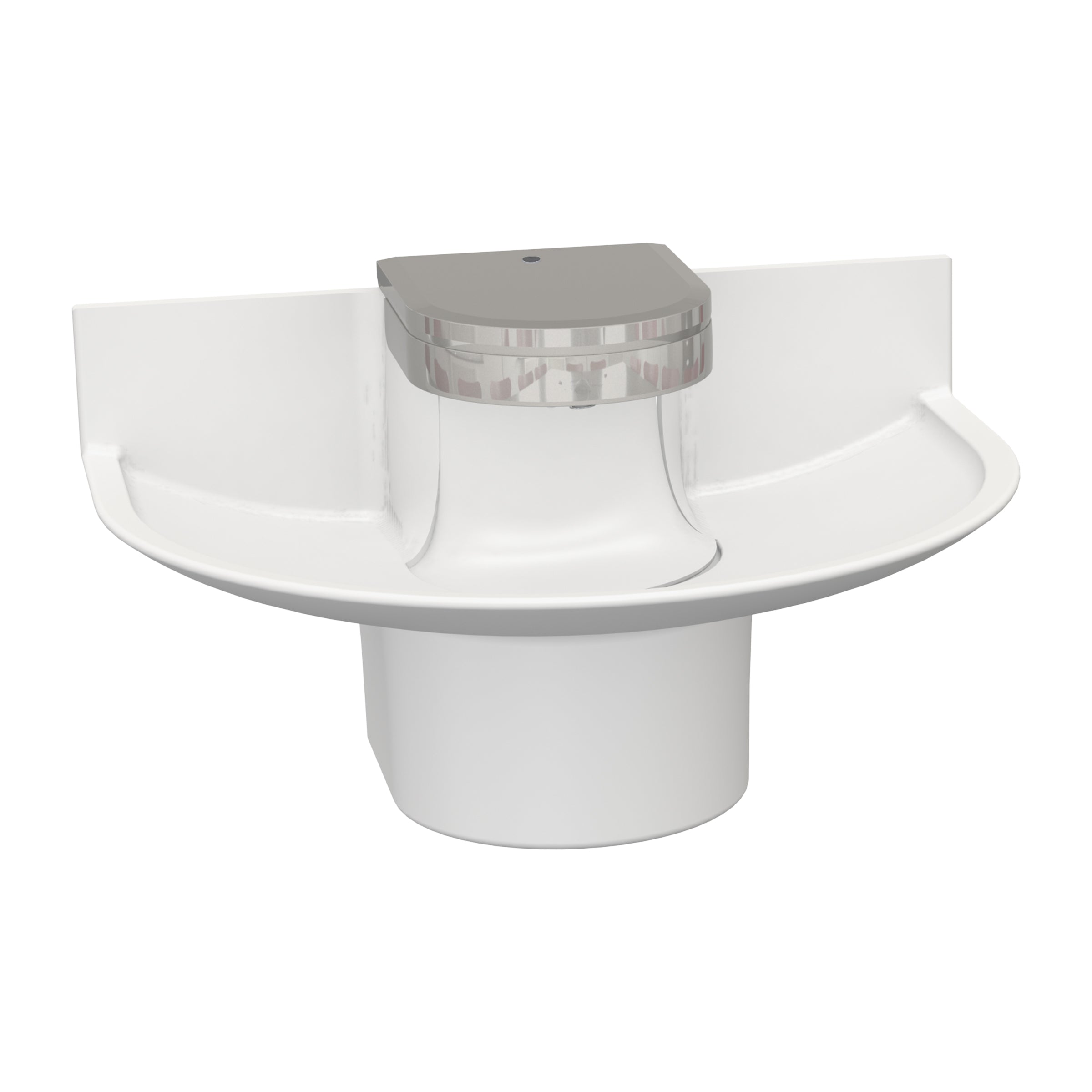 white 3-user sanifount washfountains