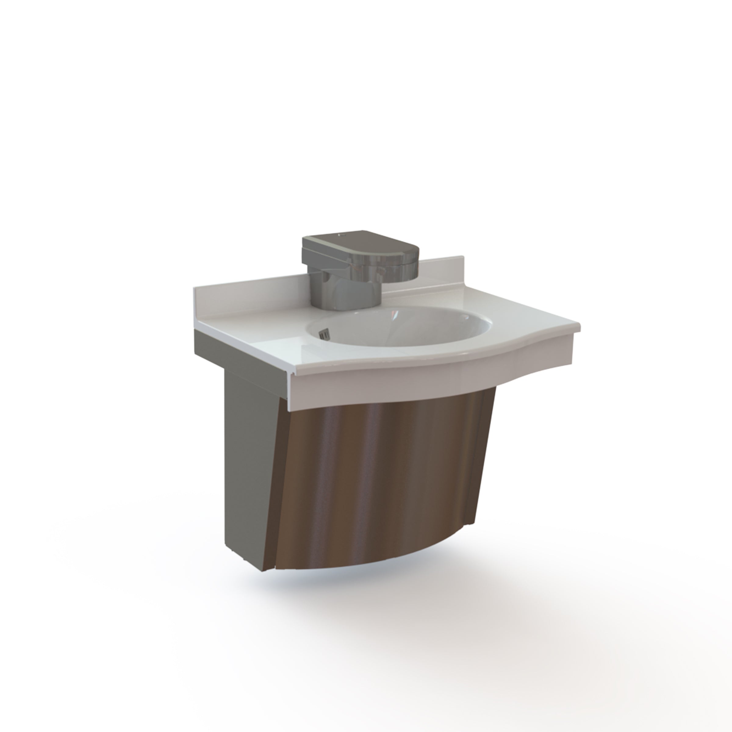 white single user solidwave original with sensor water distribution head