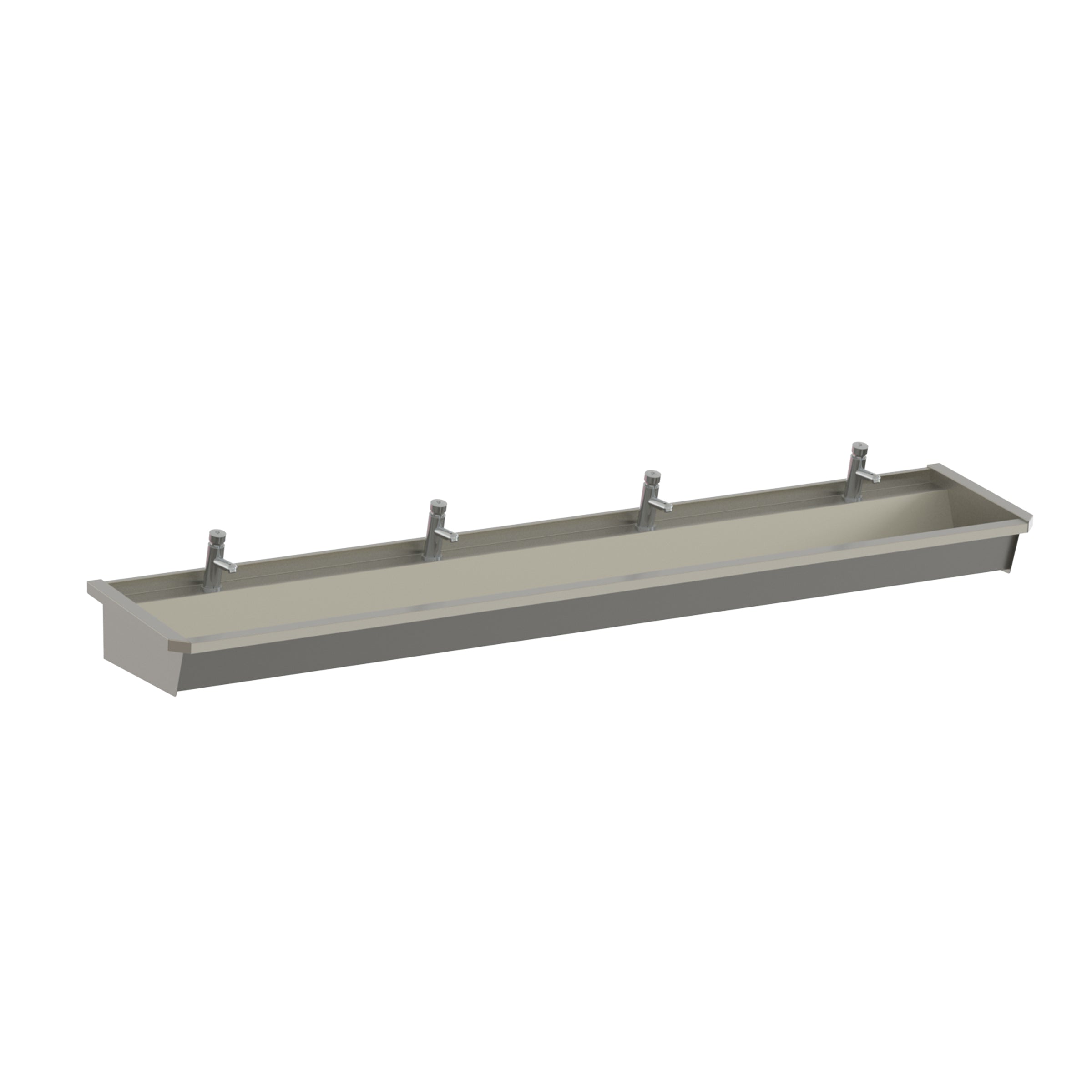 4-user line 5 stainless steel wash basin with sensor faucets