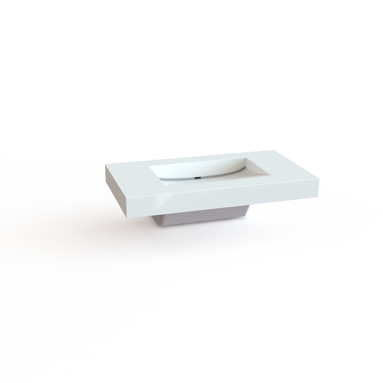 white single user streamlav view with skirt
